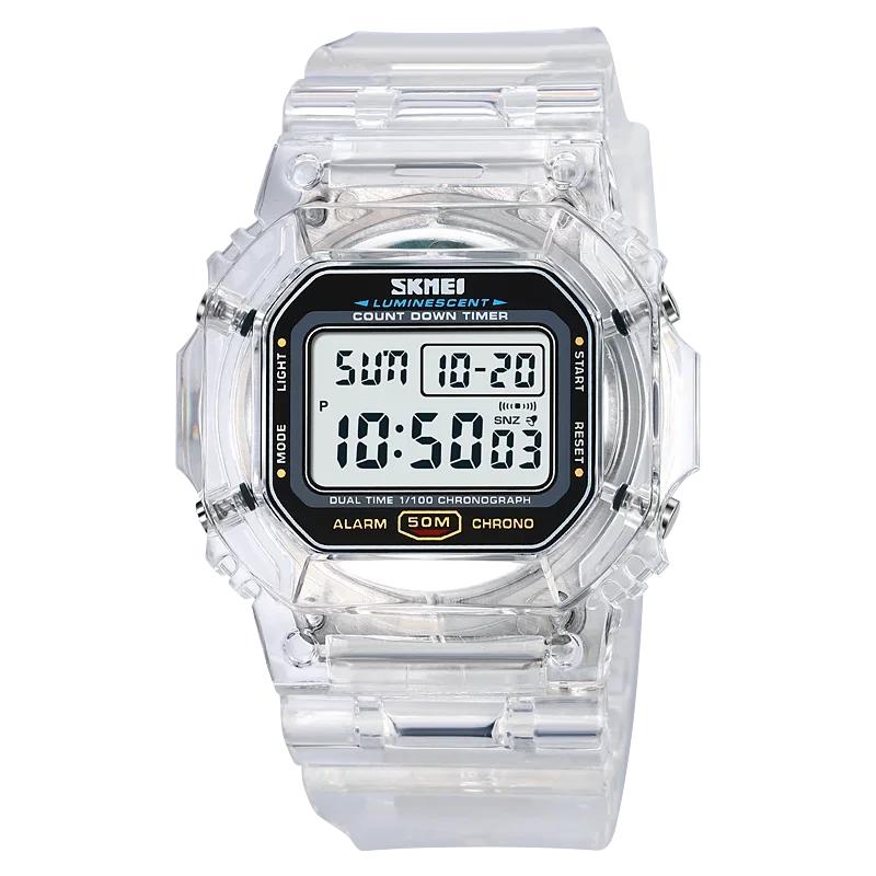 SKMEI 1999 Multifunctional Down Date Wristwatch reloj hombre Back Light Display Stopwatch Digital Watch Mens 5Bar Waterproof