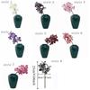 7 Heads Artificial Phalaenopsis Orchids Handmade Decorative Phalaenopsis Branch Real Touch Simulation Orchid Flowers Hotel