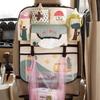 Cute Cartoon Lion Car Organizer Seat Back Storage Bag Hanging Stowing Tidying Baby Kids Travel Universal Auto Multi-pocket Bag