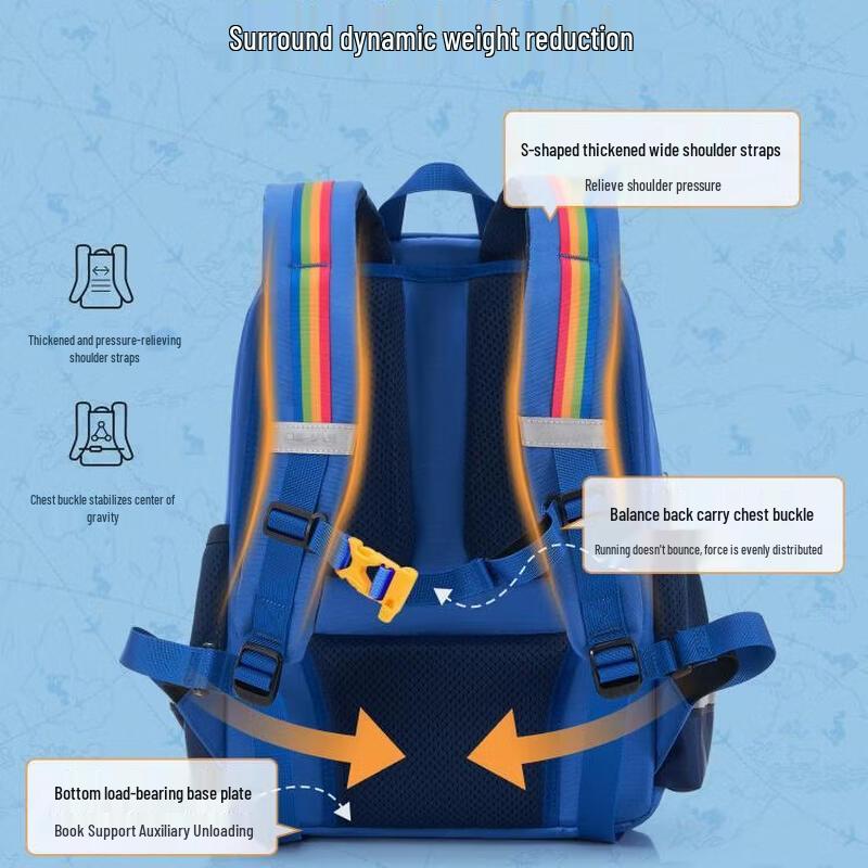 OIWAS Children's Ergonomic Lightweight School Backpack