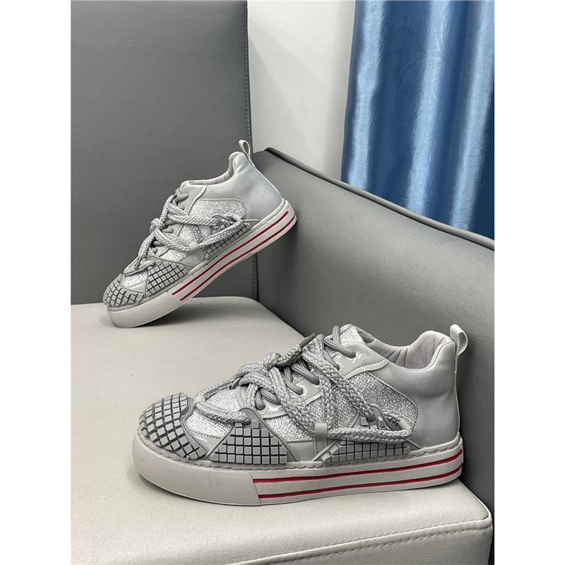 New velvet warm autumn and winter shoes soft sole low-top sports and leisure board qs