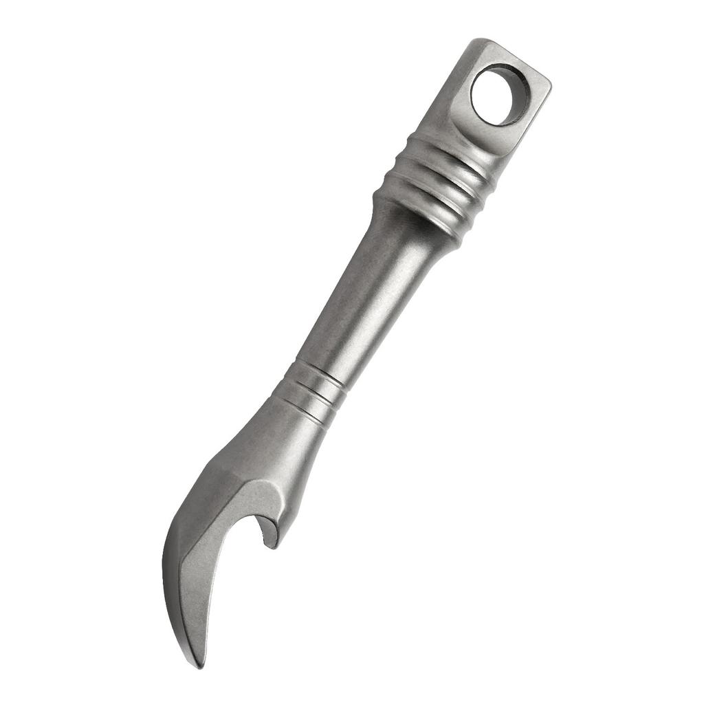 TC4 Titanium Alloy Crowbar Mini Keychain EDC Multi-functional Express Delivery Opening Tool Bottle Opener Necklace Pendant FC21