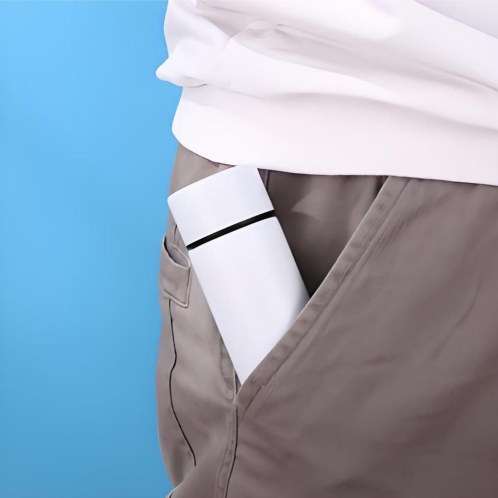 5 oz Isolert Liten Vannflaske Lekkasjesikker BPA-fri Bærbar Lekkasjesikker Lommeboklomme Vannflaske Slank Metallvannflaske