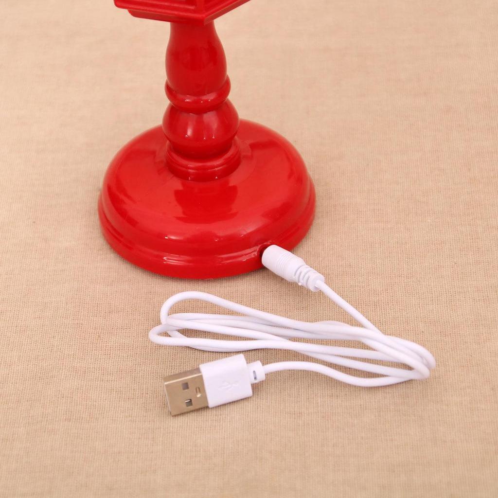 Christmas Luminous Music Lamp: Festive Table Decoration & Night Light