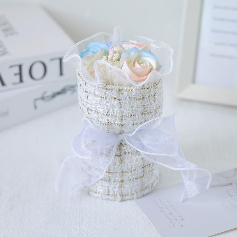 

Mini Soap Bouquet Rose Mini Floral Fragrance Qixi Valentine s Day Gift for Bestie Girlfriend Wedding Accessories Decoration