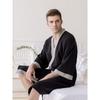 Cotton Waffle Japanese Kimono Men's Hotel Bathrobe