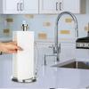 Weighted Base Paper Holder Stainless Steel Napkins Rack Practical Freshness Film Shelf  Bathroom