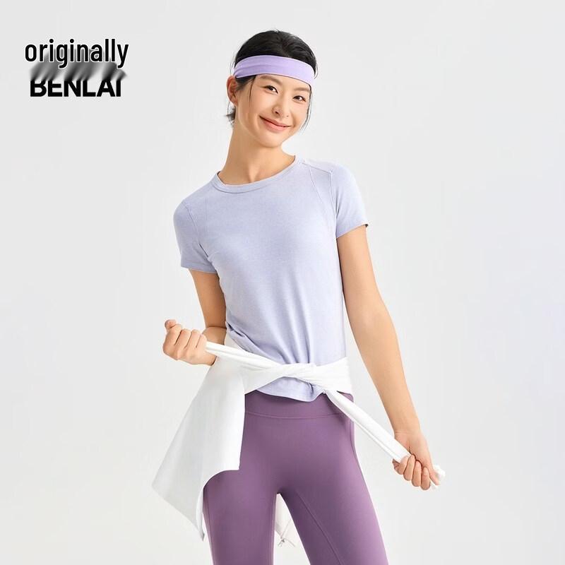 BENLAI Women's Cloud-Feel Slim Fit Short Sleeve Sport T-Shirt