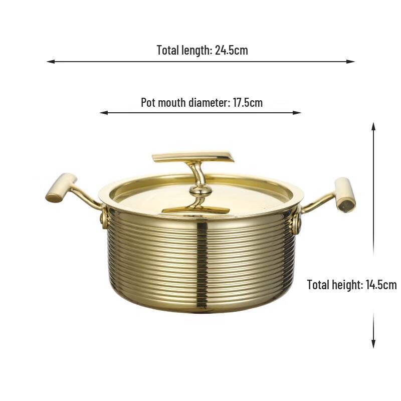 16cm 304 Stainless Steel Personal Hot Pot