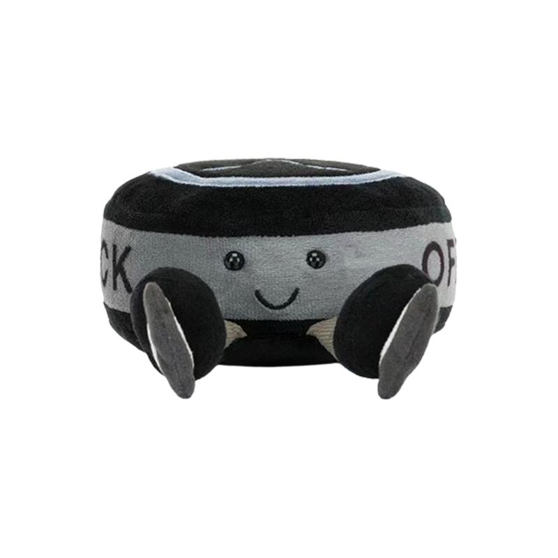 

JELLYCAT Funny Canada Limited Ice Hockey Companion and Comfort Doll Plush Doll 10cm High