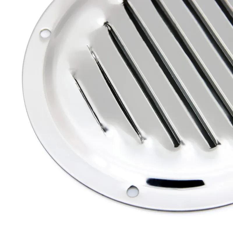 Air Louver Vent Stainless Steel Boat Marine Round Square Grille Ventilation Louvere Ventilator Grill Cover Side Knob Open