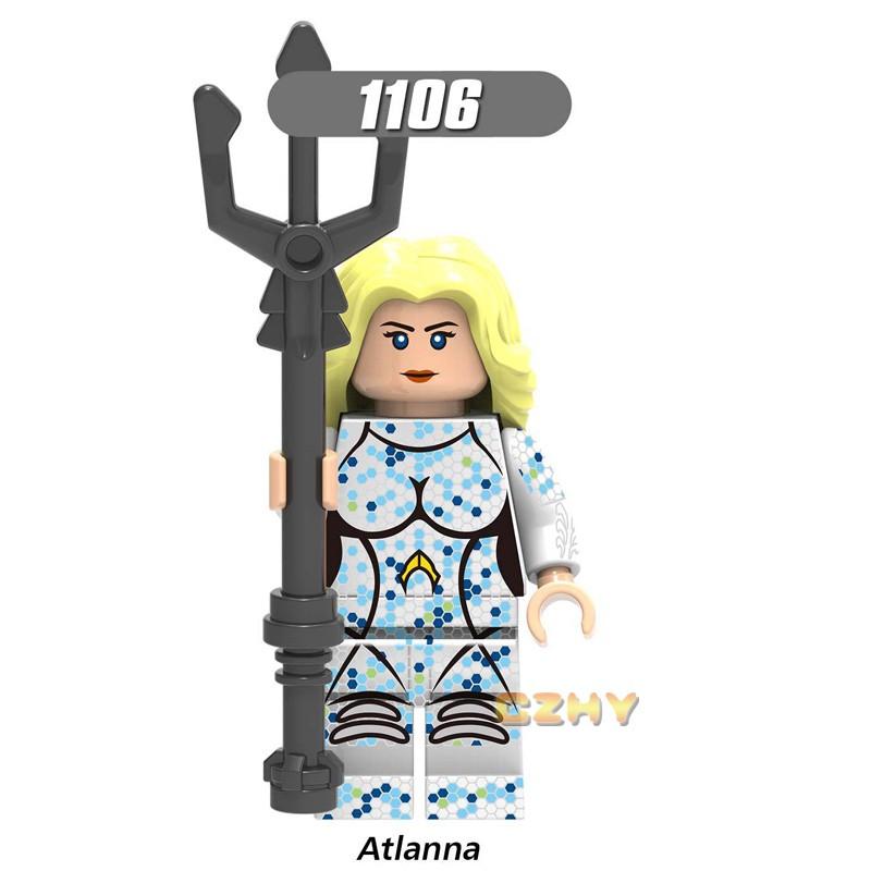 Aquaman Yapı Taşları Minifigürler Süper Kahramanlar Tuğlalar Oyuncak Setleri DC Comics Batman Ailesi X0237