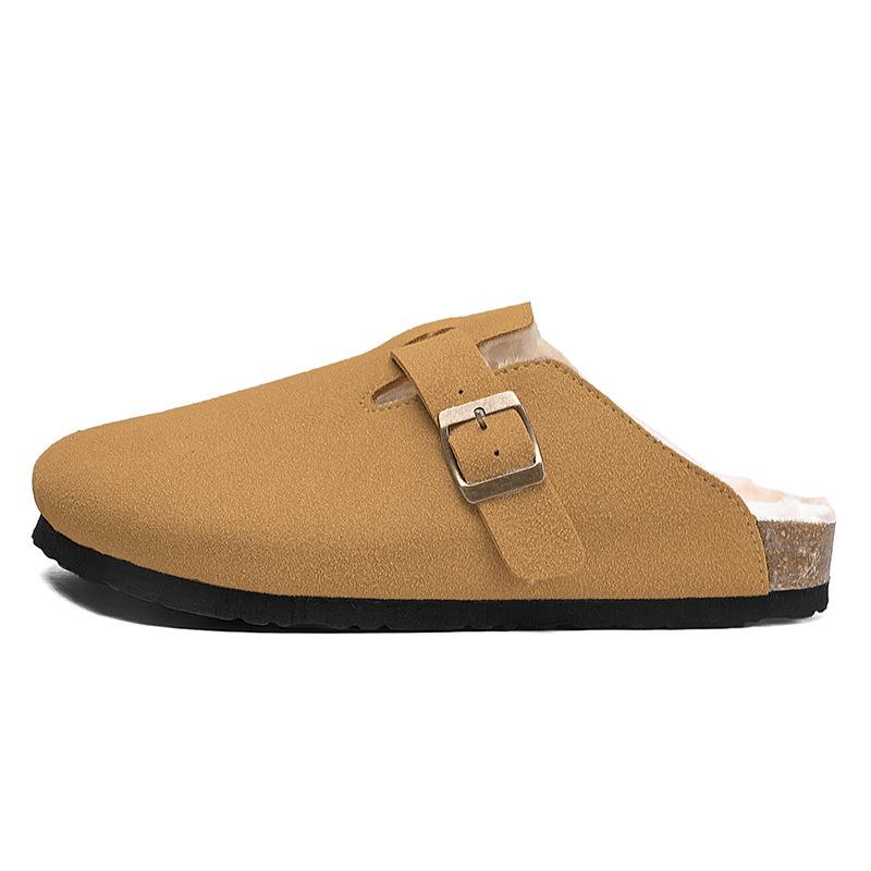 Factory Special Boken Head Cotton Slippers Men's and Women's Indoor Velvet Warm Drag Men's Foreign Trade Household Cotton Slippers