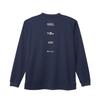 Champion Long Sleeve Crew Odor Quick Script Mini Long Sleeve Basketball Kids' T-Shirt, Neck, Antibacterial, Resistant, Drying, Logo, T-Shirt, Navy,