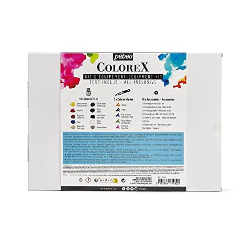 Pebeo Color Ink (Water-Based Alcohol) COLOREX Equipment Box
