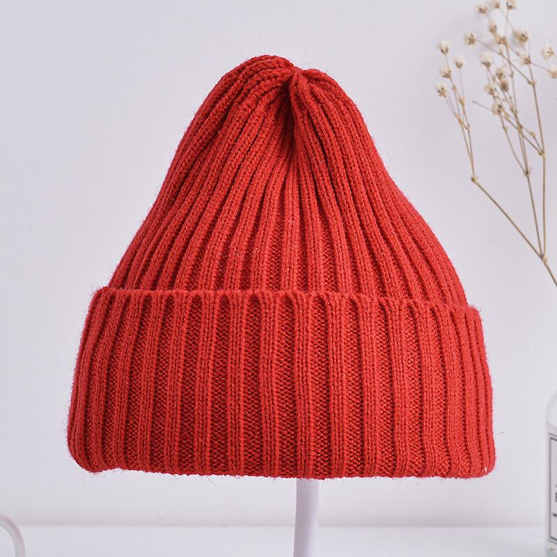 Hot Sale New Winter Toddler Baby Knitted Soft Beanie Hat Kids Fashion Accessory 0-5 years old&Angora Yarn Fabric красный
