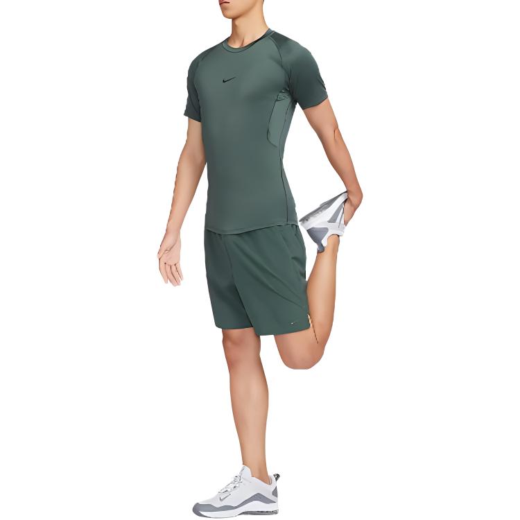 New Nike T Shirt Men's Vintage Green/Black FB7933-338