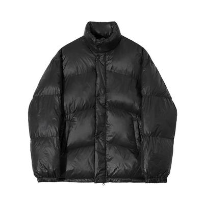 Men's Short Stand-up Collar Cotton Coat, Winter Korean Style Loose and Trendy Thickened Cotton Coat, Bread Coat, Cotton-padded Jacket