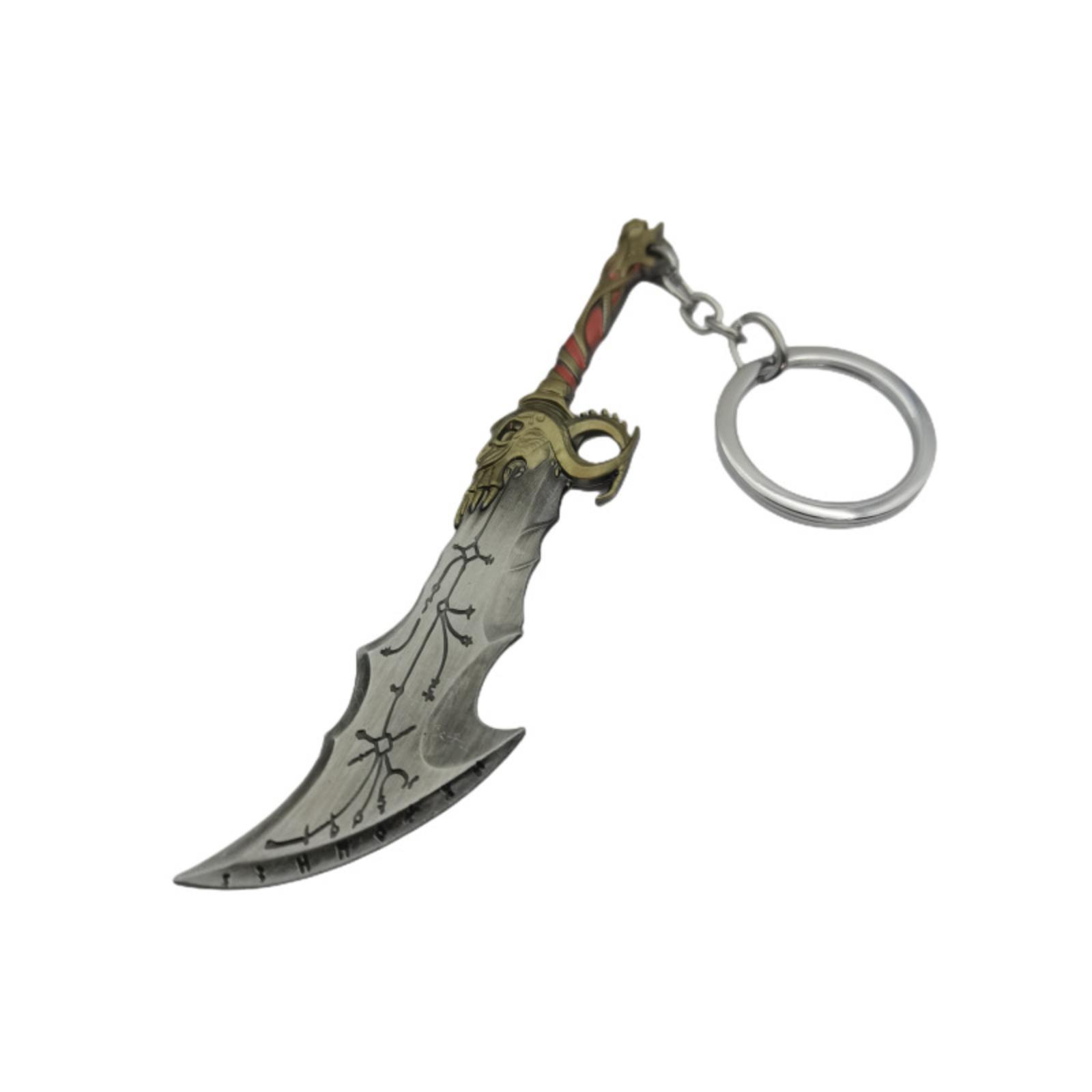 

Боги Війни 5 Ключовий брелок Сокира Квай-Гона Модель зброї Підвіска Щит One Size білий