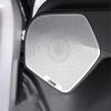 Self-Adhesive 4PCS 3D Aluminum Car Speaker Logo Stickers for Jeep Wrangler Grand Cherokee Compass Auto Interior Decor Accessorie