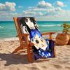 1pc C-Coraline (6) Beach Towel, Comfortable and Thick, and Swimming/Bath/Picnic/Camping Towel, Suitable for Seaside Beaches