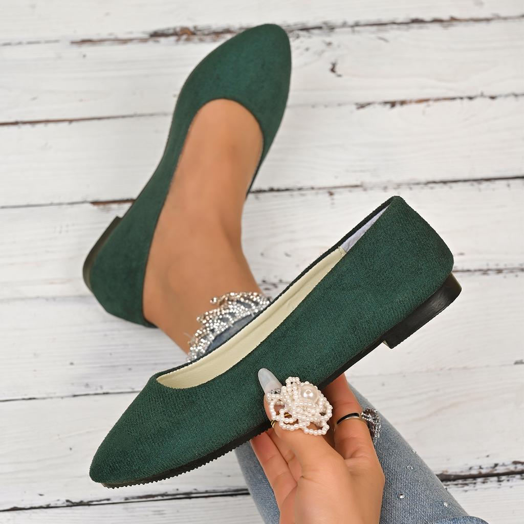 Fashion Women Flats 2025 New Elegant Loafers Ladies Causal Outdoor Flat Shoes Spring Autumn Shallow Fashion Ballet Simple Sneakers Women