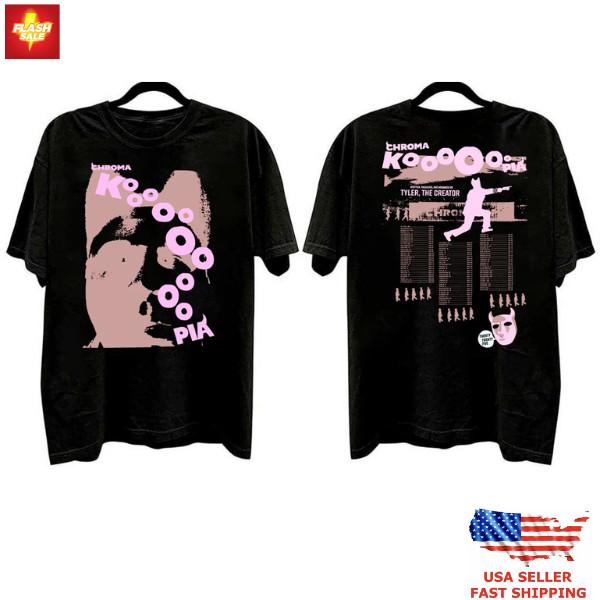 New Apparel Chromakopia Tyler The Creator tour merch 2026 Shirt XL