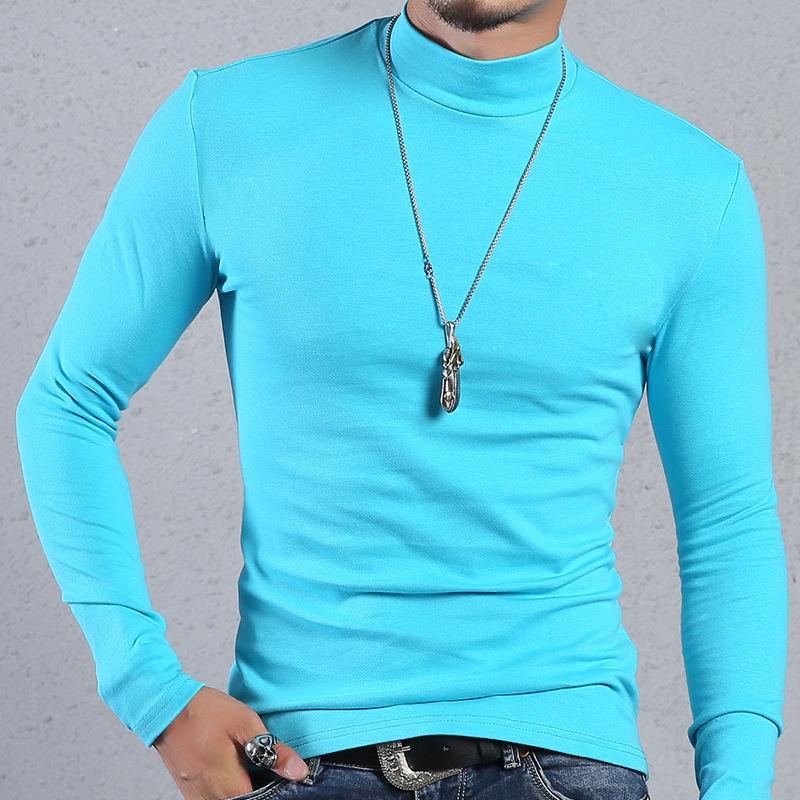 Handsome Spring Autumn Thin Round Neck T-Shirts Simplicity Solid Color Pullovers Fashion Man Casual Classic Men's Clothing 2023