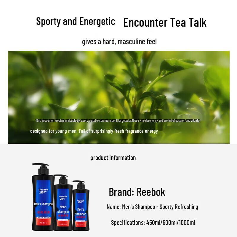 Reebok Men's Sport Refreshing Shampoo