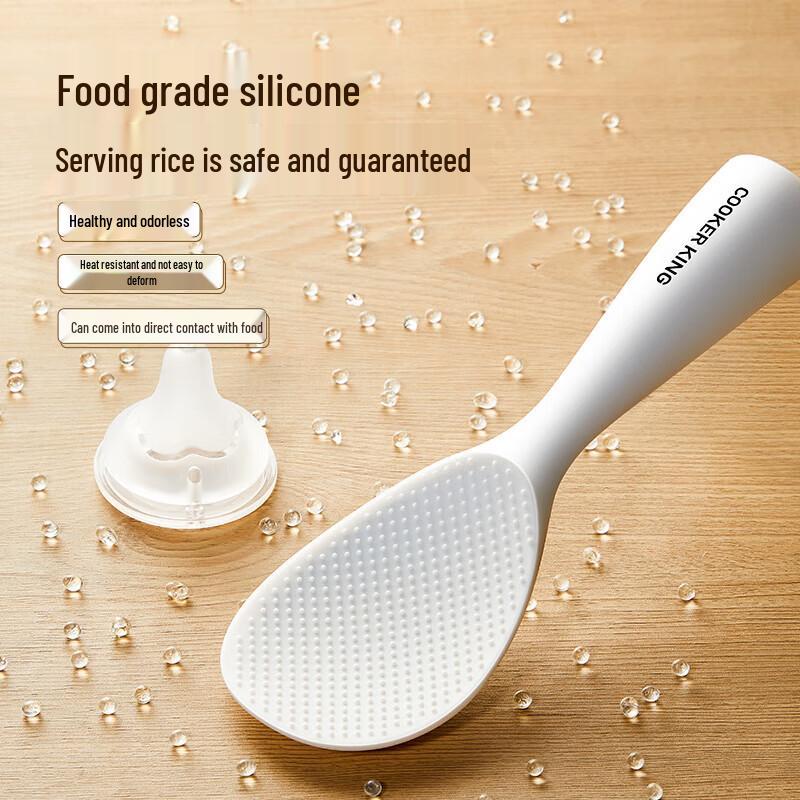 COOKER KING Standable Silicone Rice Scoop Set