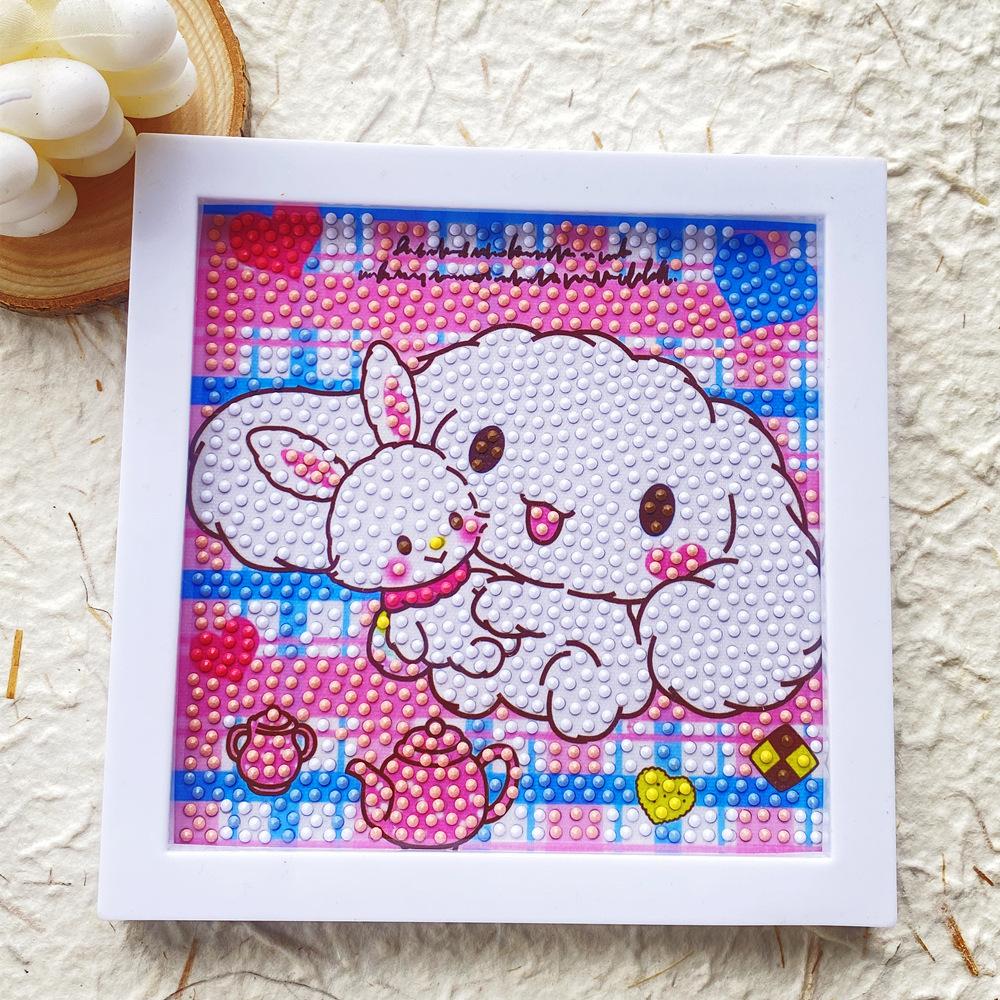 Children'S Diamond Painting Handmade Diy Masonry Painting Cartoon Diamond Sticker Bedroom Living Room Decorative Painting Photo Frame