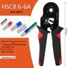 Hexagonal Mini Ratchet Crimping Pliers Set HSC8 6-6 for European Terminals