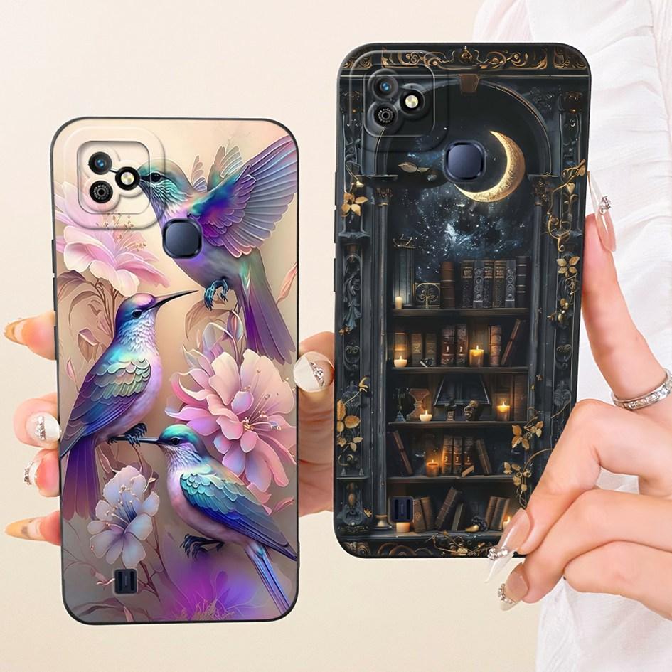 For Infinix Smart HD 2021 Case Cute Cartoon Cat Back Cover Candy Painted Soft Silicone Phone Shell For Infinix SmartHD 2021 Capa