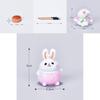 Delightful Mid-autumn Festival Series Resin Rabbit Eat Mooncake Micro Landscape Decoration