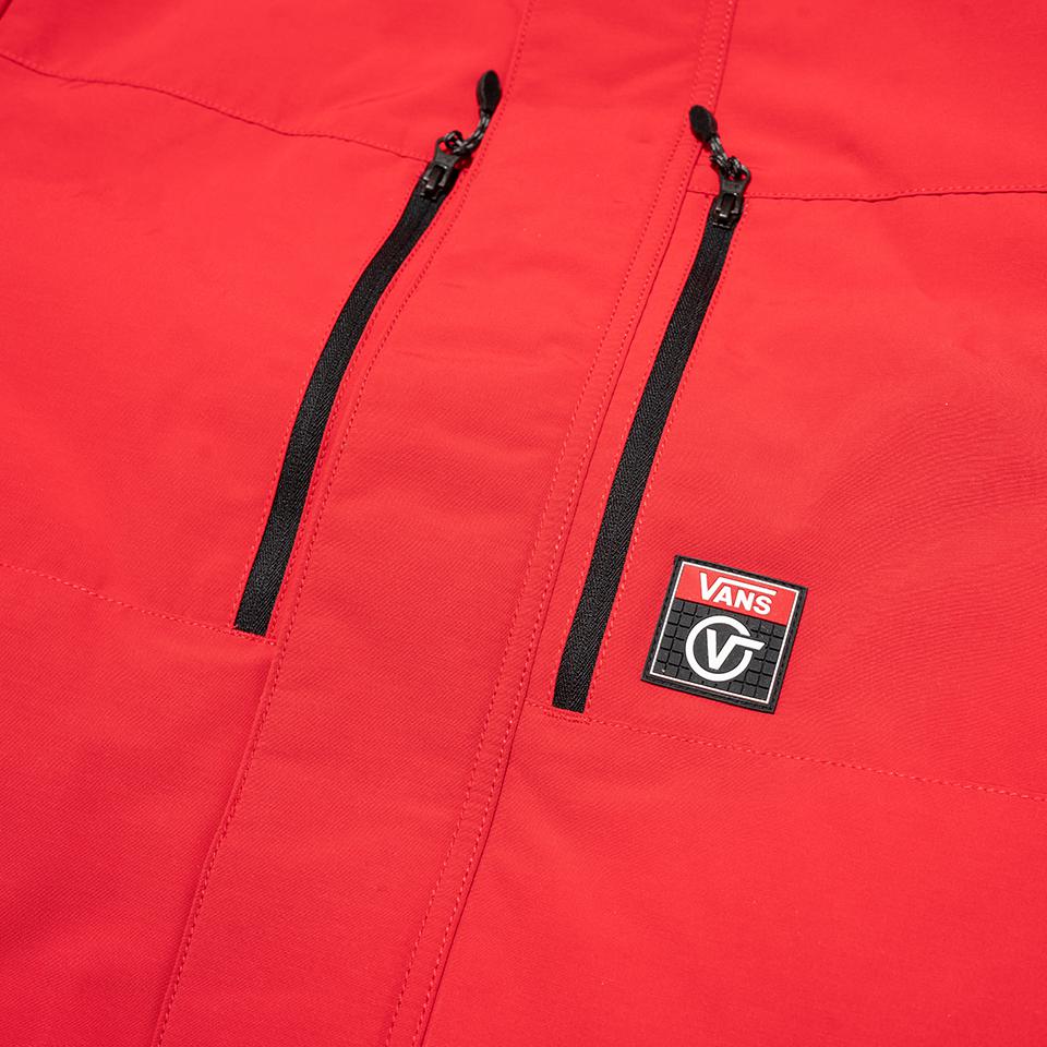 Vans Casual Sports Warm Hooded Down Jacket Men Jackets Red VN0A4BQ4FTZ