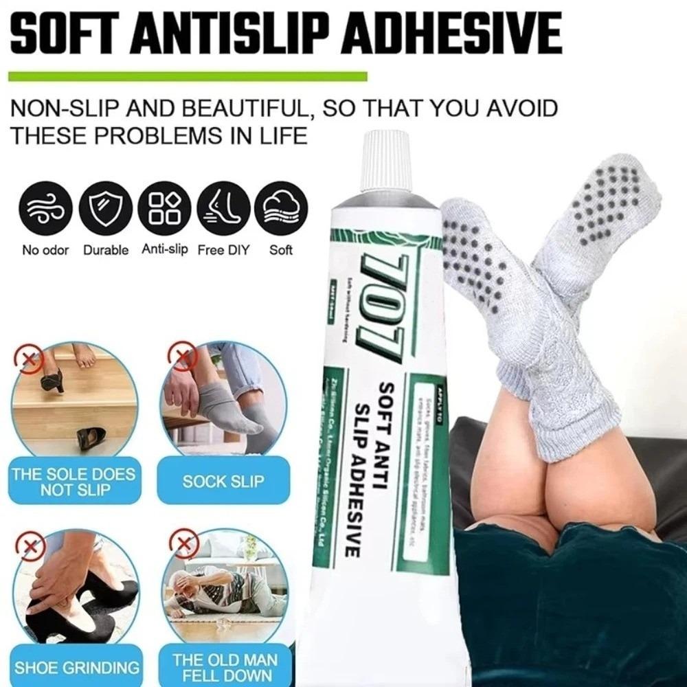 50ML Fabrics Appliances Sock Grip Enhancer Fast-Drying Anti-Slip Versatile Anti-Slip Sock Glue Shoe