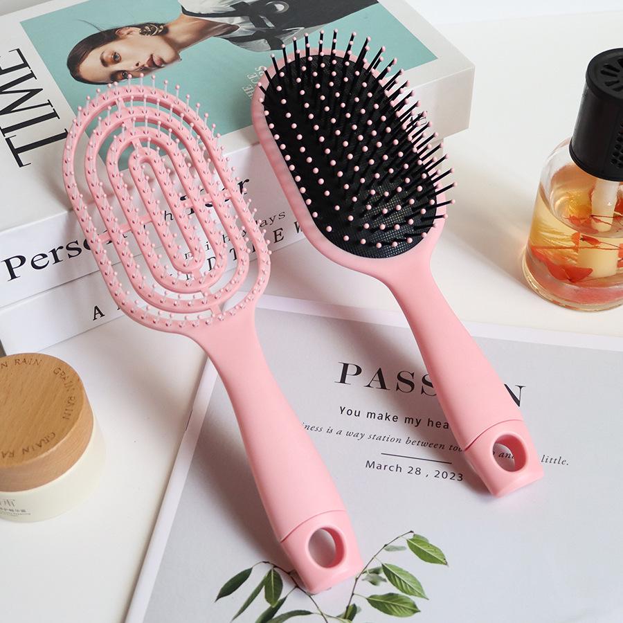 Women's Large Curved Airbag Massage Hair Brush for Styling & Hair Care