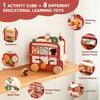 Montessori Beschäftigungsspielzeug Lernspiele Bus 5 in 1 Beschäftigungsbox Spielzeug Montessori Holzspielzeug Kinderspielzeug Babyspielzeug 0 12 Monate Geschenke Kinder