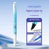 Blue Erasable Fountain Pen for Students with Refillable Heat-Erase Ink and Eraser, Ideal for Writing Practice