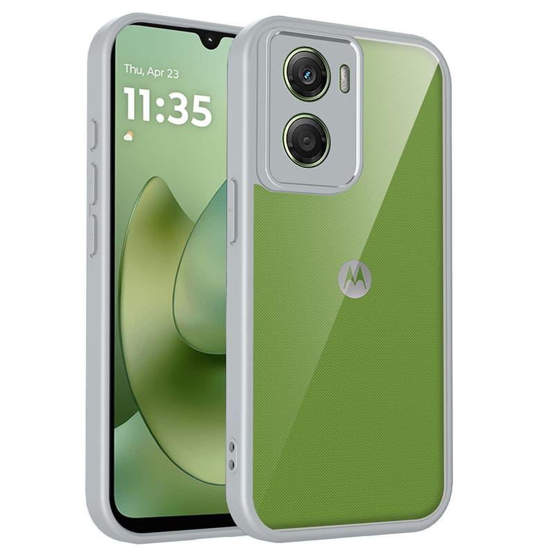 

Прозрачный силиконовый чехол для Motorola Moto G06 Power, задняя панель из поликарбоната, бампер из ТПУ, ударопрочный, прозрачный чехол для телефона для MotoG06 Power Motorola Moto G06
