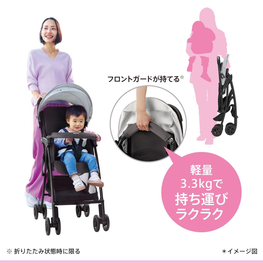 Aprica stroller Magical Air AI 7 months to 36 months Lightweight and compact B-type (Navy) [2024 model]