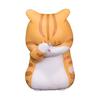 1/3Pcs Covering Face Cartoon Cat Ornament PVC Mini Kitten Figurine Statue Animal Sculpture Model Home Office Desktop Decoration