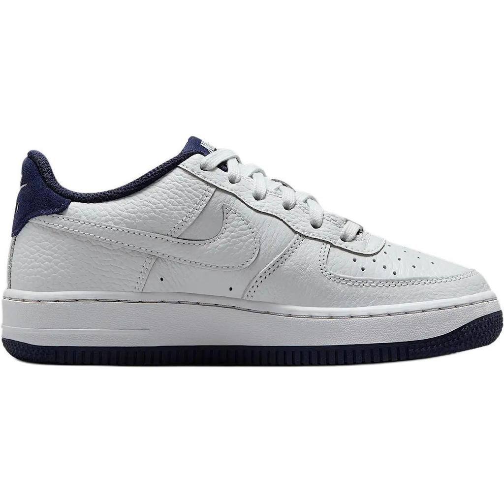 Nike Air Force 1 Low LV8 Weiß Obsidian Mini Swoosh (GS) Kinder Sneaker Photon-Dust HF0952-001