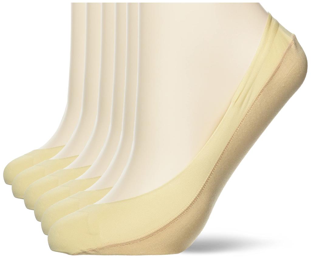 Okamoto Cocopita Seamless Foot Covers for Ultra-Shallow Pumps, Women's, D440-420, Beige, Sizes 23.0cm-25.0cm