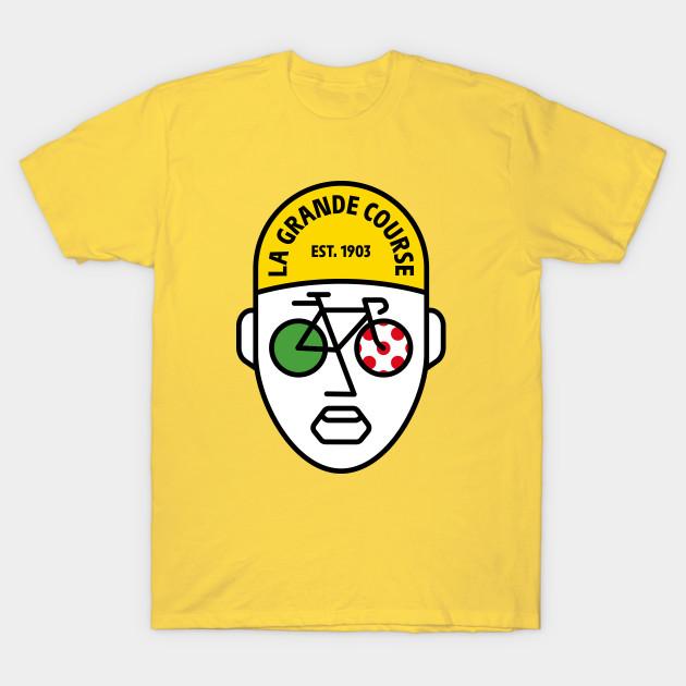 Men Black Print T-shirt The Race Face No-Cut Transfer Paper Print Cotton Tshirt M жёлтый