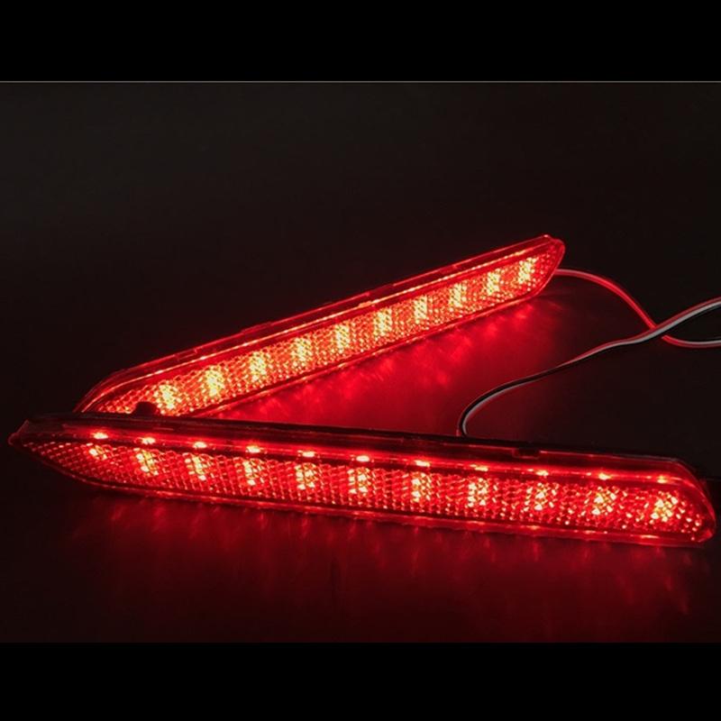 For Toyota Wish Sienna Camry Reiz Verso Harrier Fortuner Reflector LED Back Tail Rear Bumper Light Brake Lamp Fog Light