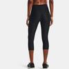 Under Armour Solid Logo Micro Mark Elastic Waist Training Fitness Pants Women pants Black 1365334-001