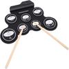 Silicone Material Roll Up Drum Kit 7-Pad Electronic Drum Kit Portable Drum Set  Practice Pad