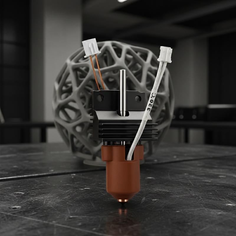 Neues Creality 2026 Version K1 Serie Keramik Heizblock Kit Klemme Mit Schnalle Kompatibel Mit K1/K1 Max/K1C 3D-Drucker