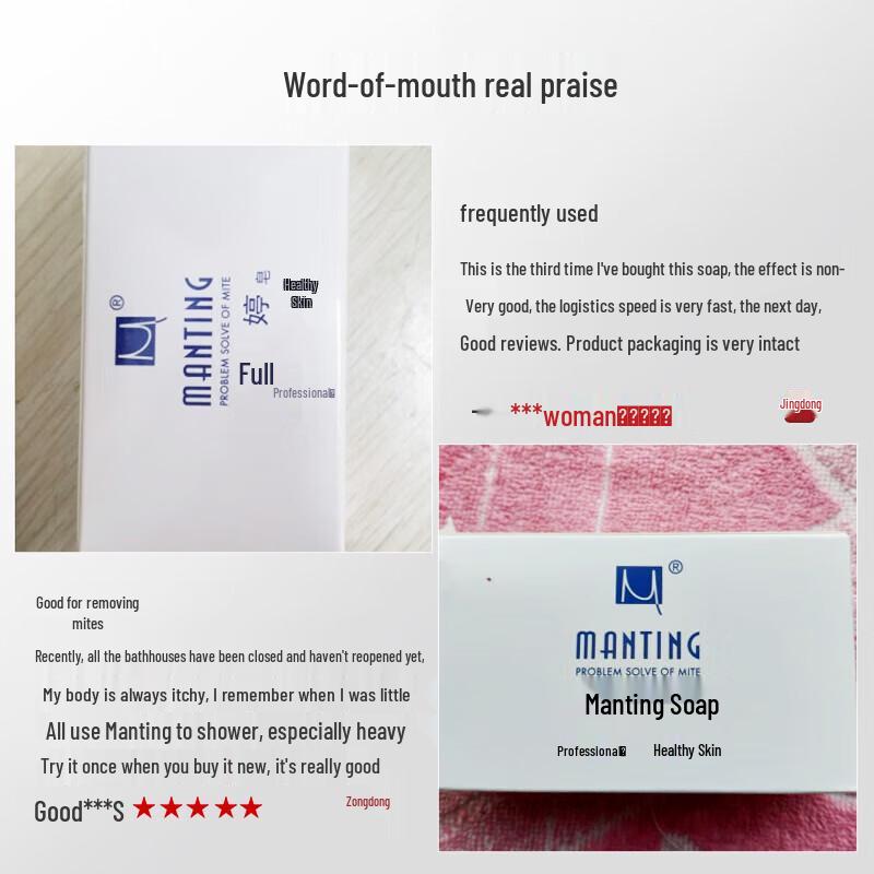 Mydło do mycia Mantning przeciw roztoczom